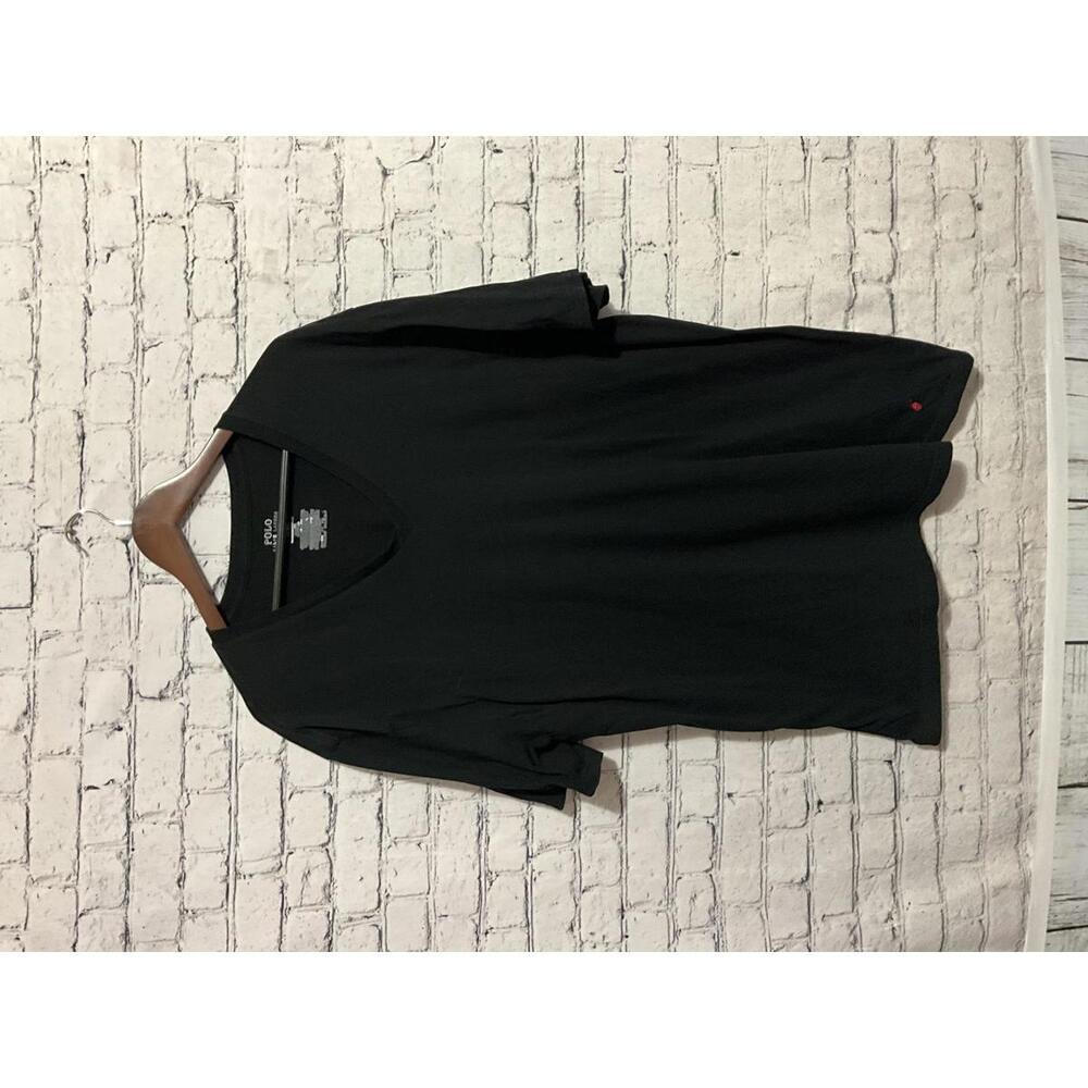 Polo Ralph Lauren Men's Black‎ V-Neck T-Shirt